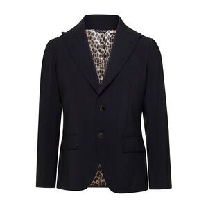 Reveres 1949 Black Single-Breasted Blazer In Viscose Blend Man